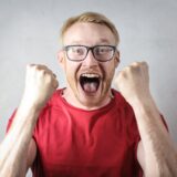 angry man is screaming