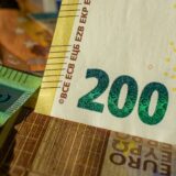 close up of a two hundred euro banknote