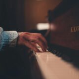 a person playing the piano