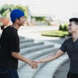 卒塾生と会う。